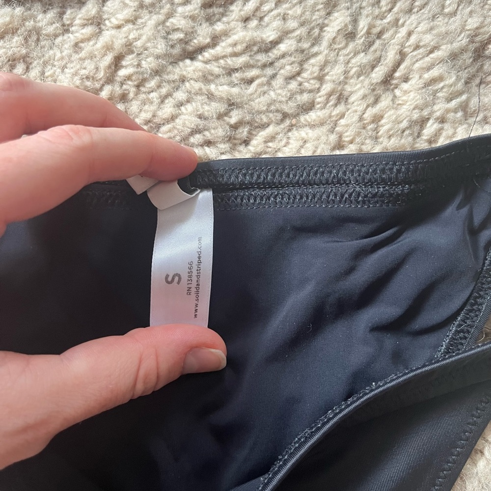 Solid & Striped Classic Black Bikini - image 4